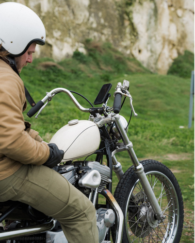 Quad Lock® Motorcycle Handlebar Mount Pro Chrome