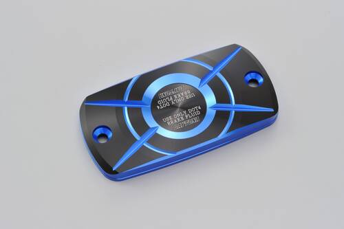 SQUARE MASTER CYLINDER TANK CAP, HONDA(A), BLUE