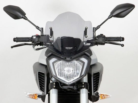 Szyba motocyklowa MRA YAMAHA MT-125, RE 11, 2015-, forma NRM, czarna