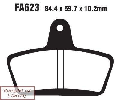 Brake pads EBC FA623 (set on 1 disk)