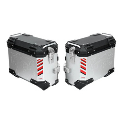 LOBOO PIKE Kufry boczne srebrne 37+37L (10.5.01371.002.21)