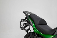 ZESTAW KUFRÓW BOCZNYCH TRAX ION I STELAŻY SW-MOTECH KAWASAKI VERSYS 1000 (18-), BLACK 37/37L