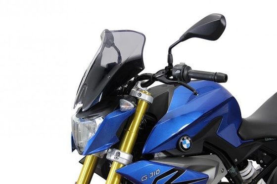 Szyba motocyklowa MRA BMW ROADSTER G 310 R, 5R31, 2016-, forma NRM, bezbarwna