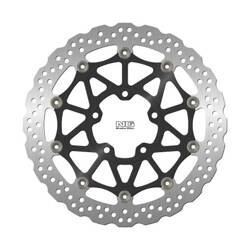 NG TARCZA HAMULCOWA PRZÓD KAWASAKI ZX-100R/RR '17-21 (330X80,5X5MM) (5X10,5MM) WAVE PŁYWAJĄCA (ŚRODEK ALUMINIOWY)