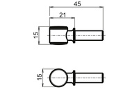 80825 "D-LIGHT MINI2" LED INDICATOR PAIR BLACK