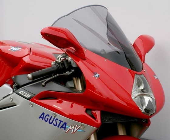 Szyba motocyklowa MRA MVAGUSTA F4 750, F4, -2009, forma R, czarna