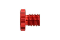 80943 Mirror hole plug bolt CNC red anodized f. M10 x P1.25 right hand side
