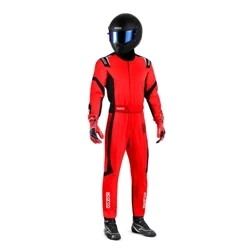 Sparco Thunder Advanced Kart Karting Auto Racing Suit red