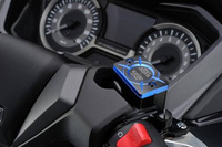 SQUARE MASTER CYLINDER TANK CAP, HONDA(B), BLUE