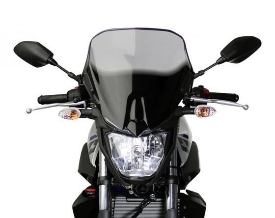 Szyba motocyklowa MRA YAMAHA MT-03, RH 07, 2015-, forma NSN, czarna