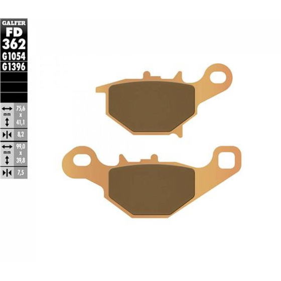 GALFER KLOCKI HAMULCOWE SINTER OFFROAD FD362G1396