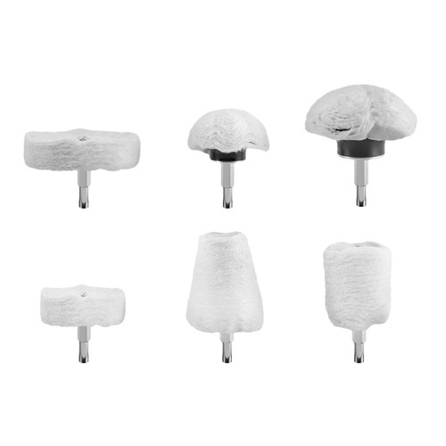 37169 Polishing heads for drills - set of 6 pieces