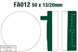 Klocki hamulcowe EBC FA012 (kpl. na 1 tarcze)