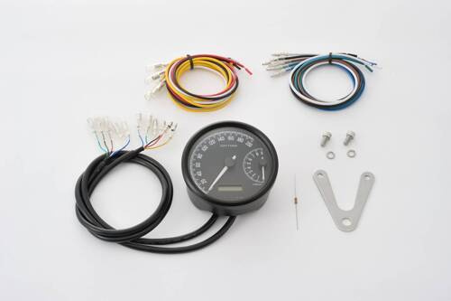 VELONA-W SPEEDOMETER 200KM/H & 9000RPM, 80MM W/INDICATORS