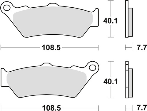 TRW LUCAS BRAKE PADS KH209 KH209/2 SINTER STREET APRILIA PEGASO 650 97-10 ETV 1000 CAPONORD 01-09, BMW F 650 / CS / GS / DAKAR / ST 94-08 G 650 08-14 F 700 / 800 / 750 / 850 GS / ADV 08-, R 1200 GS / ADV 14-18 K 1600 GT / GTL 11-, FRONT/REAR