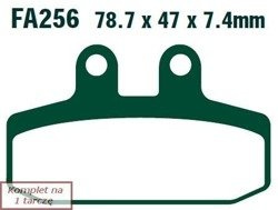 Brake pads EBC FA256TT (set on 1 disk)