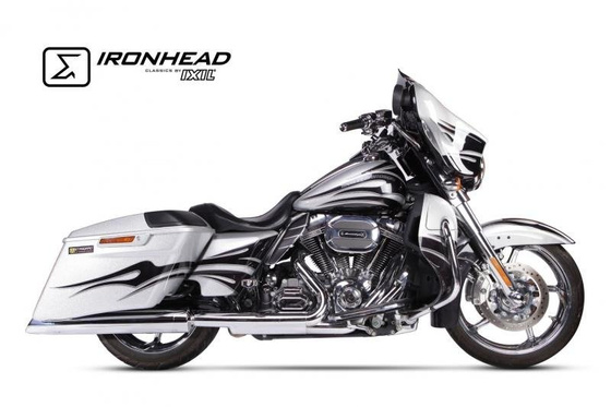 Tłumik IRONHEAD HARLEY DAVIDSON TOURING ROAD KING (06-16) typ HC2-1C (prawa strona) chrom