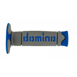 DOMINO Motorcycle Grips CROSS A260 SOFT GREY BLUE A26041C4852A7-0