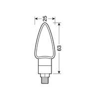 90114 Arrow-2, led corner lights - 12V LED – Black