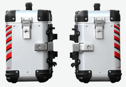 LOBOO TIBET Kufry boczne srebrne 35+28L (10.5.03351.010.21)