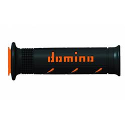 DOMINO Motorcycle Grips A250 BLACK ORANGE A25041C4540B7-0