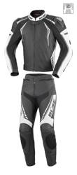 Kombinezon motocyklowy BUSE Silverstone Pro czarno-biały 50