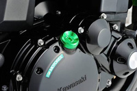 OIL FILLER CAP BULLET  M30XP1.5/GREEN