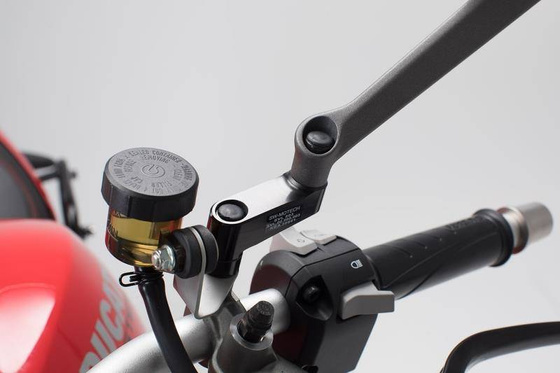 PRZEDŁUŻENIE LUSTERKA SW-MOTECH DUCATI MONSTER (17-) RIGHT/RIGHT M8X1,25, BLACK