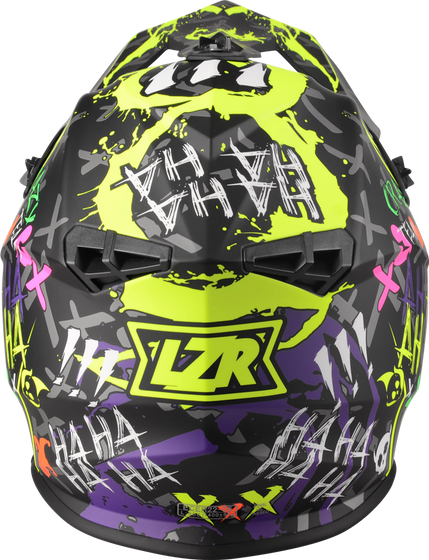 Kask Motocyklowy LAZER OR3 Crazy (kol. Czarny - Multi - Matowy) rozm. XS
