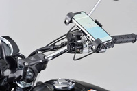 92801 MOUNT BAR 100MM Ø22.2MM BLACK MASTER CYLINDER CLAMP "FLAT" TYPE