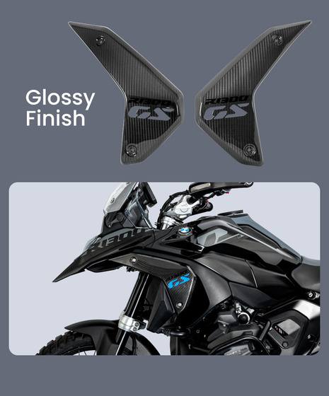 LOBOO Panel chłodnicy z włókna węglowego (czarny mat) do BMW R1300GS (2023-) (10.3.32131.002.11)