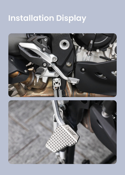 LOBOO Szerokie podnóżki do BMW G310GS, F750GS, F850GS, S1000XR, RI200GS, R1200GS, R1250GS, R1250GS Adventure, R1300GS (10.3.0401