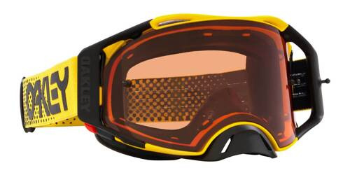 Oakley Goggles Airbrake MX żółte Prizm mx bronze