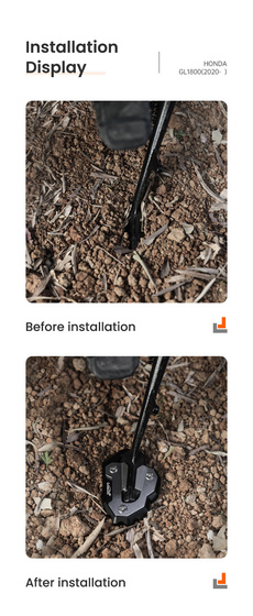 LOBOO Nakładka na stopkę boczną do HONDA GL1800 (10.3.03341.001.11)