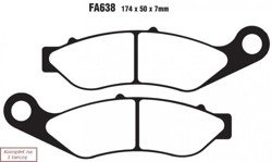 Brake pads EBC FA638HH wzmacniane (set on 1 disk)