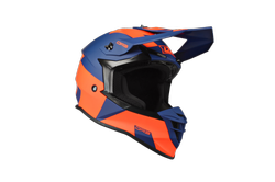 Kask Motocyklowy LAZER OR3 Rocky (kol. Niebieski - Czerwony fluo) rozm. 2XL