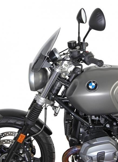 Szyba motocyklowa MRA BMW R NINE-T SCRAMBLER, 1N12, -, forma NTM, przyciemniana