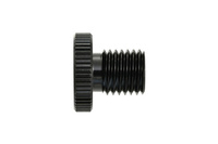 80943 Mirror hole plug bolt CNC black anodized f. M10 x P1.25 left hand side