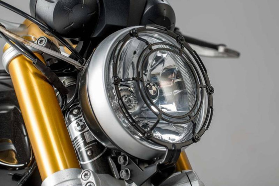 OSŁONA REFLEKTORA SW-MOTECH GRILL, BMW R NINET (14-)/SCRAMBLER (16-) BLACK