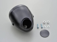 HEADLIGHT "VINTAGE" BLACK&BLACK [RHS]