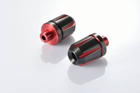 HANDLEBAR END "TKM-2" RED / 2PCS