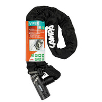 90600 Viper, hardened steel chain lock - 120 cm