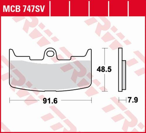 TRW LUCAS ZF KLOCKI HAMULCOWE KH345 SINTER STREET BUELL XB-9R FIREBOLT '02-'07, XB-9S/SX LIGHTNING '03-'10, XB-12S/R/X/TT FIREBOLT/LIGHTNING '04-'08, XB-12X ULYSSES '06-'10 PRZÓD