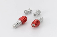 BAR END PINO-2 14-19MM RED