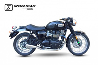 Silencer / Exhaust IRONHEAD TRIUMPH BONNEVILLE / T100 (07-15) typ OVC11SS (prawa strona) stalowy