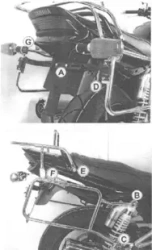 Yamaha XJR 1300 (2004-2006) rurowy stelaż centralny