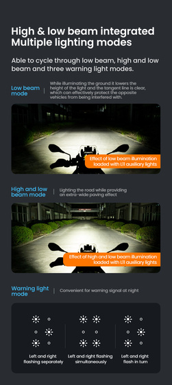 LOBOO L11 światło drogowe i mijania pomocnicze (czarne) (10.1.01111.001.01)