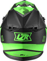 Kask Motocyklowy LAZER OR3 PP3 (kol. Czarny - Zielony Fluo - Matowy) rozm. XS