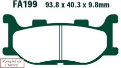 Brake pads EBC FA199V V-PAD (set on 1 disk)