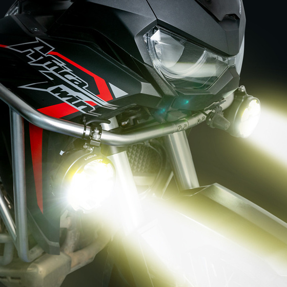 LOBOO L18S światło drogowe i mijania pomocnicze (czarne) (10.1.01018.001.01)